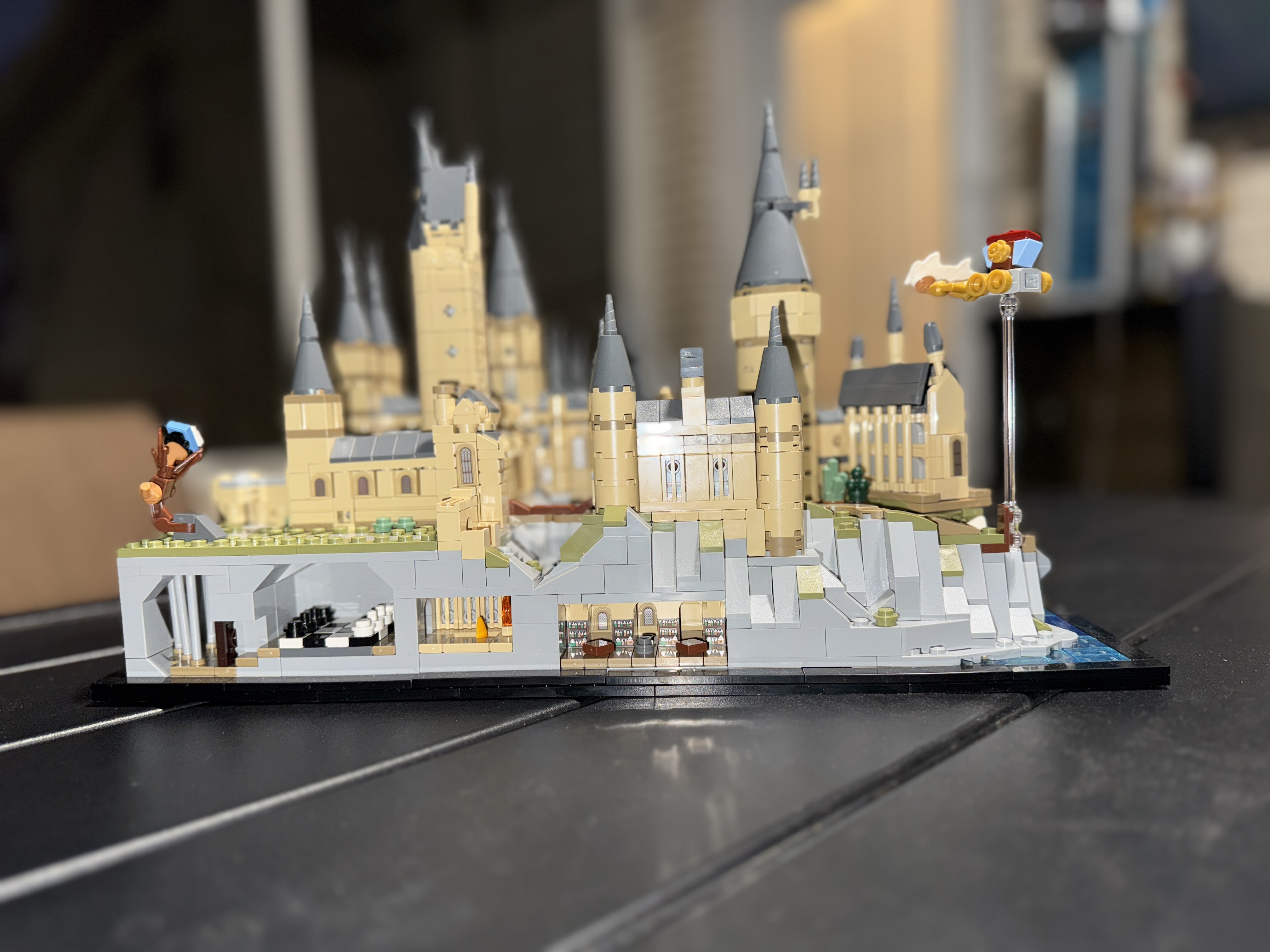 Jessica's completed LEGO architecture collection